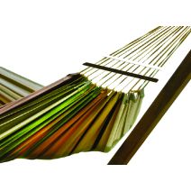 Toile de hamac du salvador rayé marron - COULEURS DU MONDE