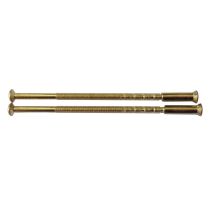 2 vis relieuses sécables laiton + douilles non fendues 42 à 80mm - CHAINEY
