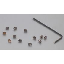 Clé alene 2mm + 4 vis pointeau 8mm - CHAINEY