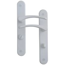 Poignées de porte à verrou Ella blanc - MR BRICOLAGE