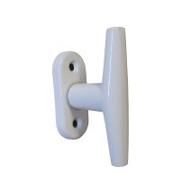Crémone anémone alu blanc pour fenêtre - CHAINEY