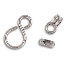 Accessoires chapes + clips + esses pour chaîne boule 2,5 et 3,2 mm - CHAPUIS
