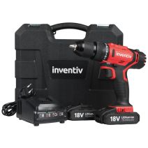 Perceuse à percussion 18V Batterie 2x2Ah + mallette - INVENTIV