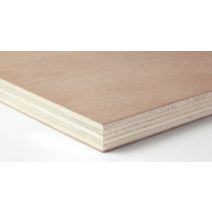 Panneau de bois contreplaqué Okoumé Twin CTBX 250x122x1,5cm