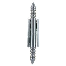 Lot de 2 paumelles rustiques universelles à vases droite ou gauche à visser pour porte bois démontable 