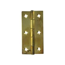 Charnière rectangulaire simple feuille pour porte à visser