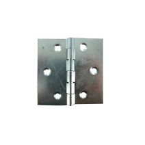 Charnière carrée renforcée double feuille pour porte à visser 