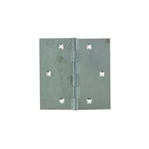 Charnière carrée renforcée double feuille pour porte à visser 
