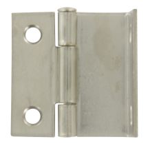 Lot de 2 charnières coudées à visser pour porte 