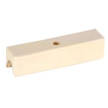Patin pour rail à clouer SURFI L38mm x l.8mm plastique blanc