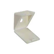 Lot de 8 taquets à visser 18X15X10MM blanc