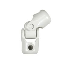 Genouillère pour tige d'entraînement Ø12mm et tringle Ø12mm acier blanc