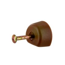Lot de 8 taquets à clouer Ø15MM brun 