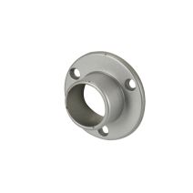 Lot de 2 supports muraux fermés Ø19MM rond gris