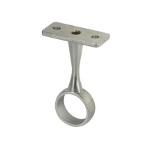 Lot de 2 supports plafond fixe Ø19MM rond gris