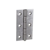 Charnière rectangulaire simple feuille pour porte à visser 