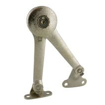Compas polyvalent à visser pour porte relevable, abattant et coffre L.200mm 