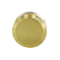 Lot de 4 pattes à glace Ø18mm P6mm laiton poli