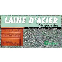 laine d'acier décapage fine 200gr - GERLON