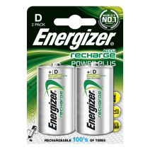 piles d - hr20 rechargeables power plus - 2500mah - ENERGIZER