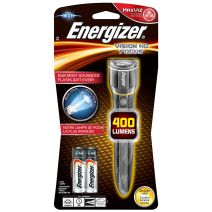 Lampe torche aluminium LED 300 lumens 2 piles AA - ENERGIZER