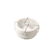bobinot plastifié blanc n°5 x 50m  1.35mm - FILIAC