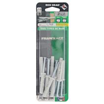 10 Chevilles Frapex M Ø8x40mm - RED HEAD