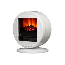 Cheminée électrique décorative firebowl blanche - CHEMIN'ARTE