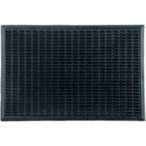 Tapis d'extérieur grattant Hastings caoutchouc 60x40cm noir - CORYL