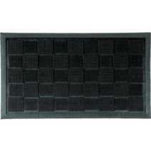 Tapis d'extérieur grattant Hilo 70x40cm noir - CORYL