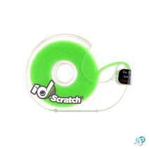 Dévidoir bande auto-grippante 2 m x 2 cm vert fluo - ID-SCRATCH