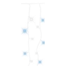 Rideau flicker 96 led bleu et blanc pur - BLACHERE