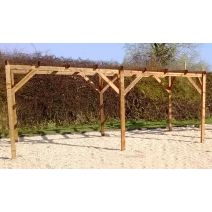 Carport en sapin  5,10 x 3m - SUN BOIS
