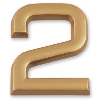 Chiffre doré adhésif "2" - CHAPUIS