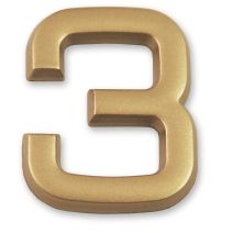 Chiffre doré adhésif "3" - CHAPUIS