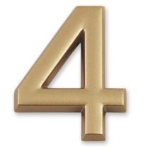Chiffre doré adhésif "4' - CHAPUIS