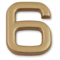 Chiffre doré adhésif "6" - CHAPUIS
