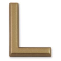 Lettre dorée adhésive "l" - CHAPUIS