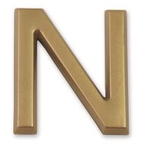 Lettre dorée adhésive "n" - CHAPUIS