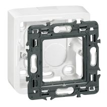 cadre 2 modules mosaic avec support profondeur 40mm - LEGRAND