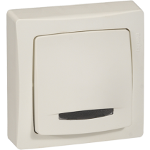 interrupteur simple avec voyant témoin appareillage saillie - 10 a - blanc - LEGRAND