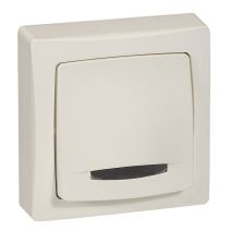 interrupteur simple avec voyant lumineux appareillage saillie 10a blanc - LEGRAND