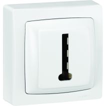 Prise téléphone Appareillage Saillie - 8 contacts en T blanc - LEGRAND