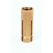 4 Chevilles femelles laiton M8X30