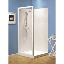 paroi de douche fixe manille 77/79 chromé transparent - ALGUE