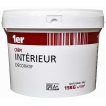 Crépi intérieur décollable blanc 15 kg - 1ER