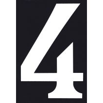 Numéro de rue "4" - CHAPUIS