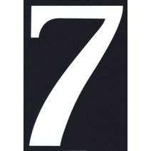 Numéro de rue "7" - CHAPUIS