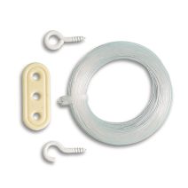 Fil nylon transparent avec tendeur et piton - CHAPUIS