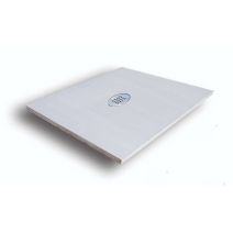 Receveur extra plat Pio 90x90x3cm Blanc Texturé - EGORE